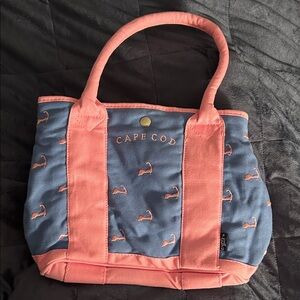 Blue and Pink Tote Bag